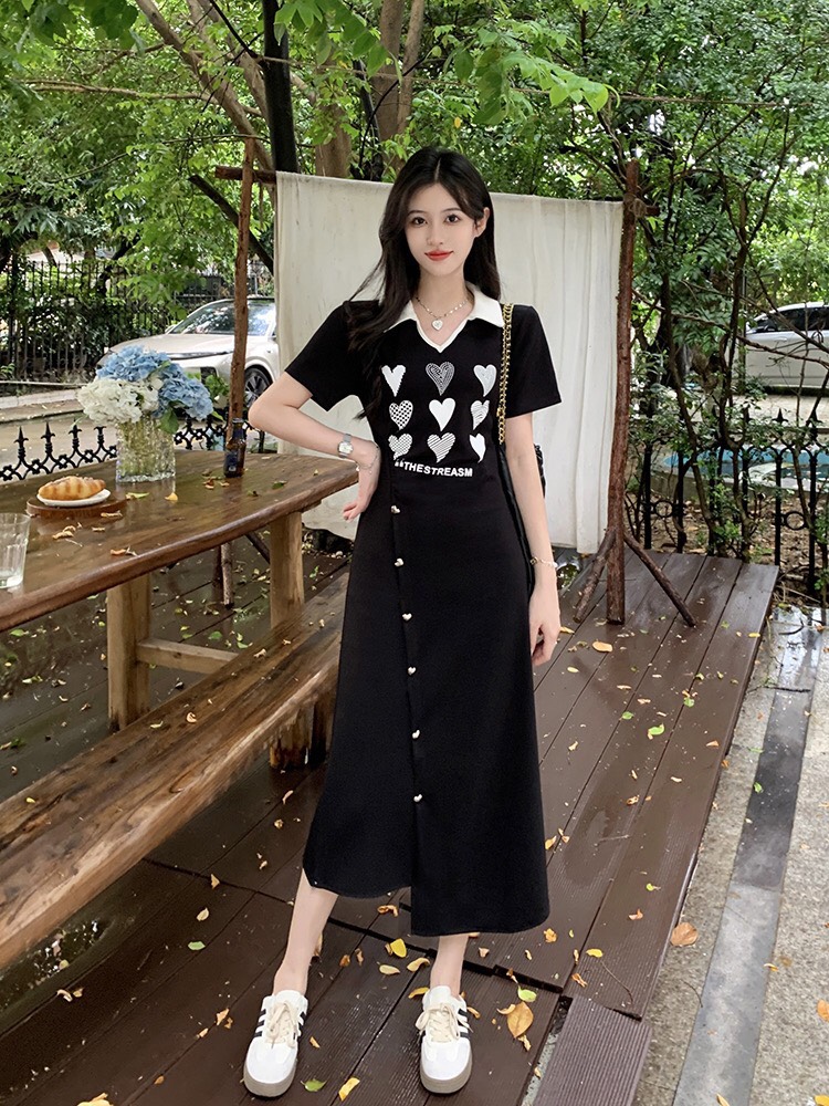 ĐẦM DÁNG DÀI HỌA TIẾT